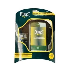 EVERLAST Shadow Box Adjustable Sports Armband Cell Phone Holder Black NIB